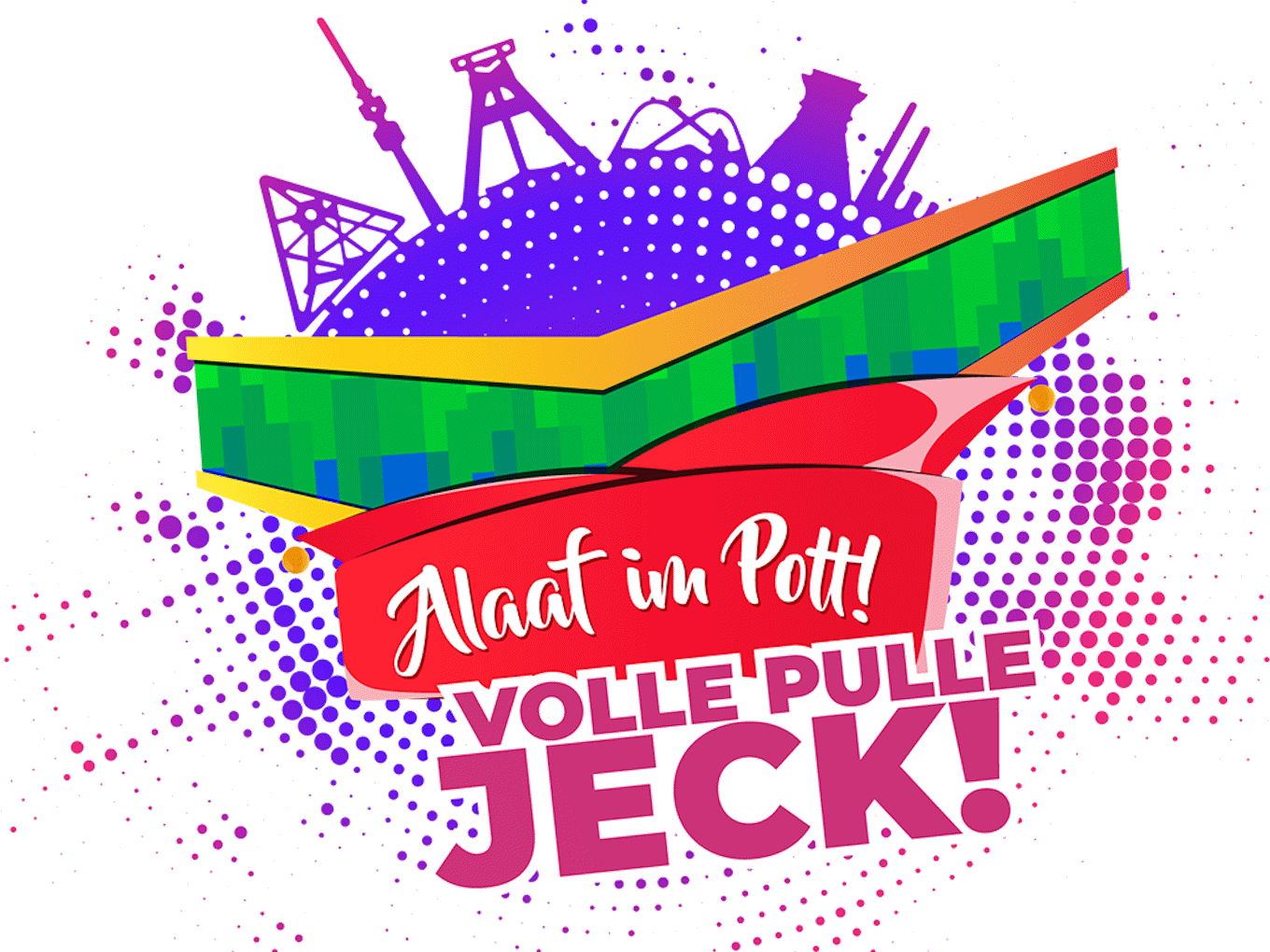 Logo Alaaf im Pott! Volle Pulle Jeck!
